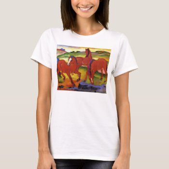 Franz Marc Grazing Horses T-shirt by VintageSpot at Zazzle