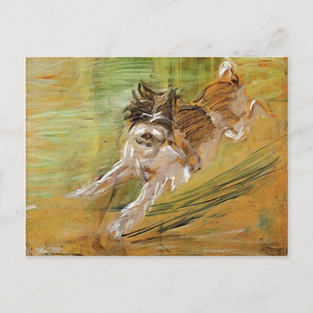 Franz Marc: Jumping Dog Schlick Postcard (Front)