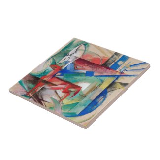 Franz Marc Landscape with Animals Famous Painting
