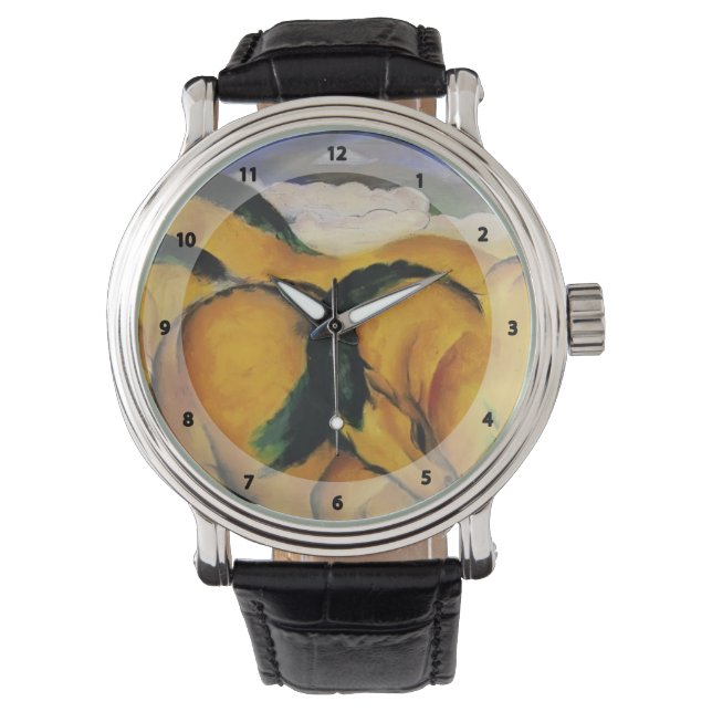 Franz Marc- Little Yellow Horses Watch (Front)