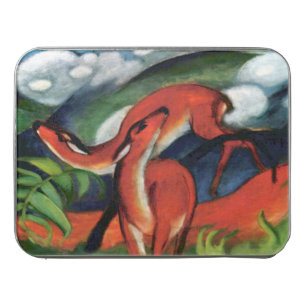 Franz Marc Red Deer II Expressionist Painting Jigsaw Puzzle
