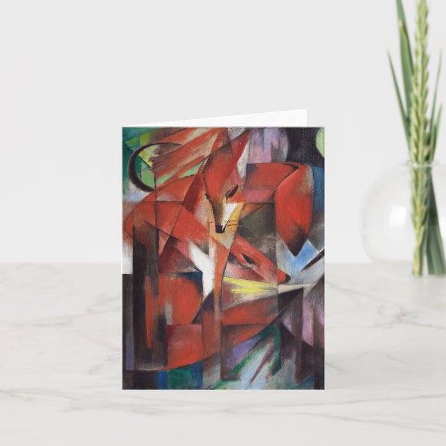 Franz Marc - The Foxes, 1913 Card (Front)