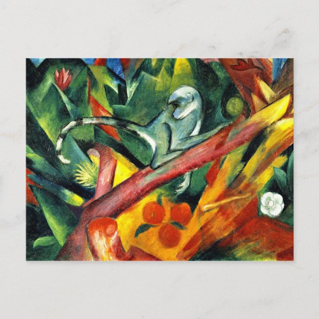 Franz Marc - The Little Monkey Postcard (Front)