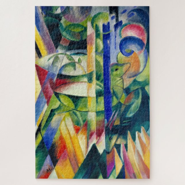 Franz Marc The Little Mountain Goats  Jigsaw Puzzle (Vertical)