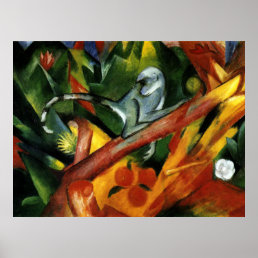 Franz Marc - The Monkey Poster