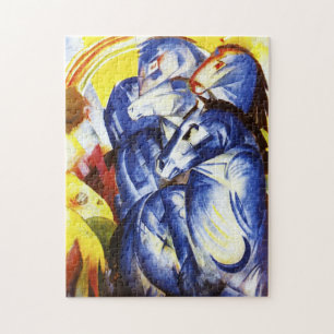 Franz Marc The Tower of Blue Horses Puzzle
