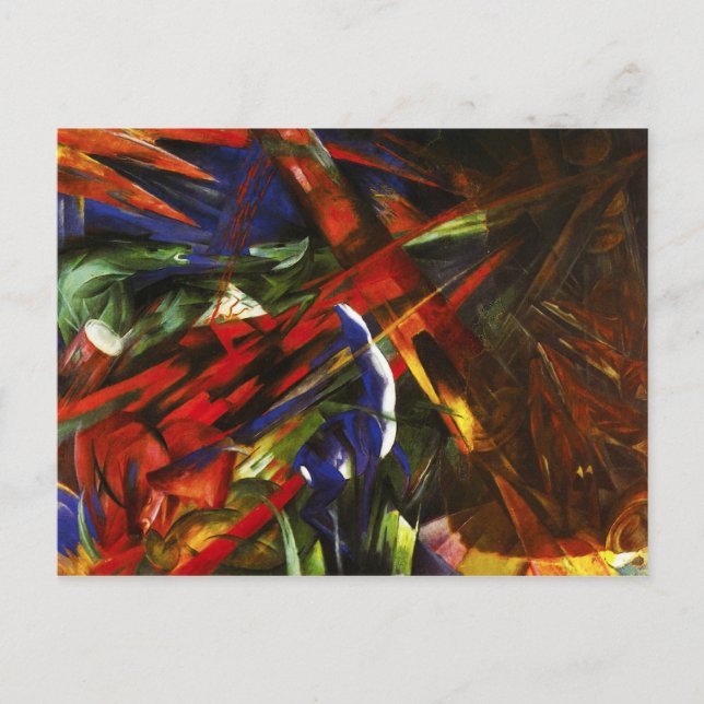 Franz Marc Tierschicksale Postcard (Front)