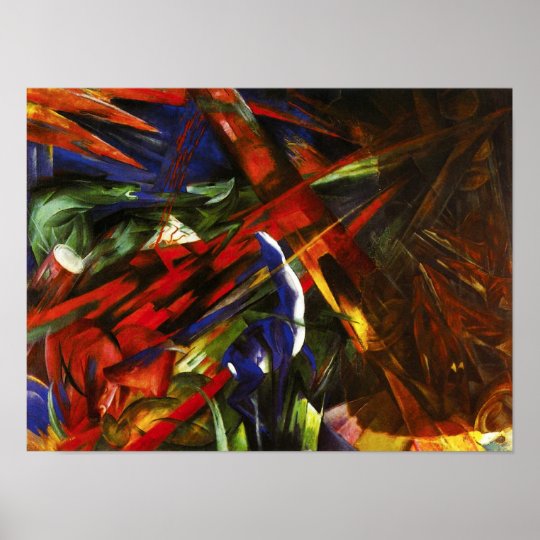 Franz Marc Tierschicksale Poster | Zazzle.com