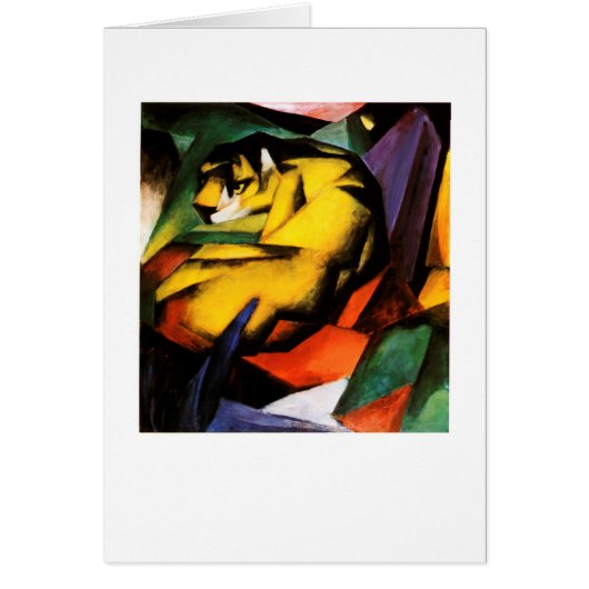 Franz Marc - Tiger (1912) Cards (Front)