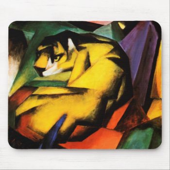 Franz Marc - Tiger (1912) Mouse Pad by TO_photogirl at Zazzle