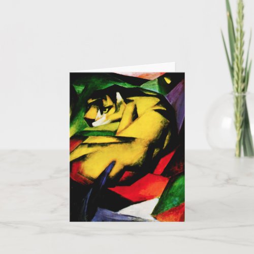 Franz Marc Tiger Note Card