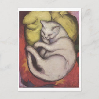 Franz Marc - Tomcat w/ Yellow Cushion 1912 Cat Tom Postcard