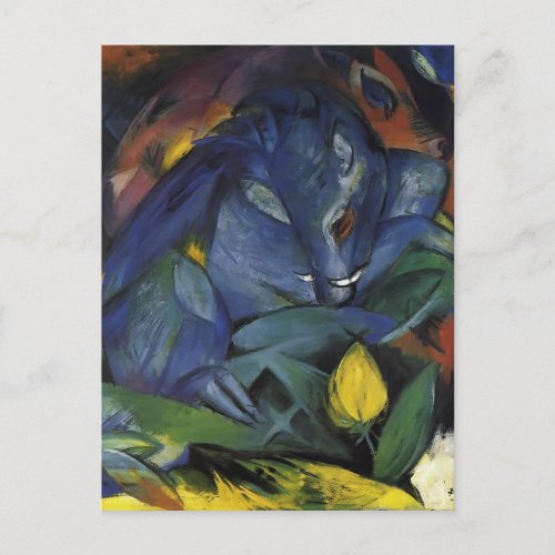 Franz Marc_ Wild Pigs Boar and sow Postcard