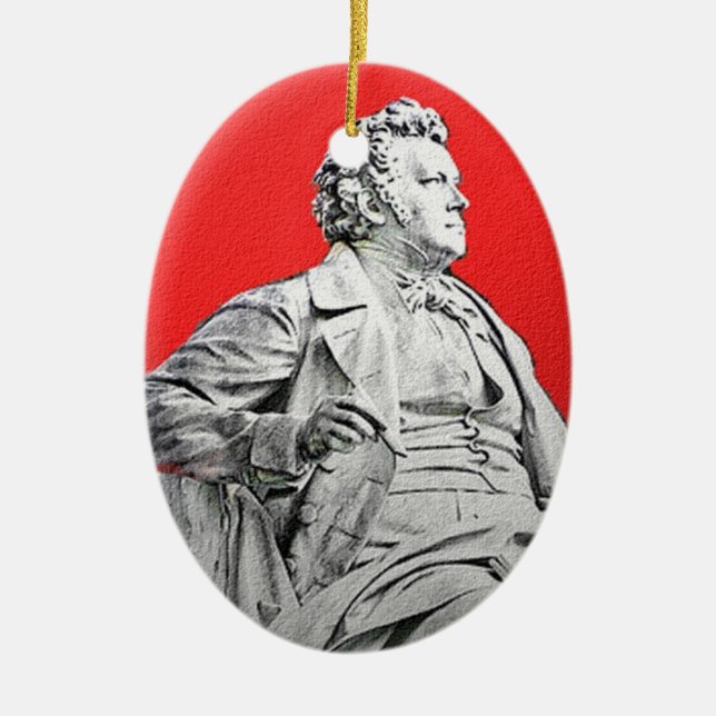 Franz Peter Schubert Christmas Ornament (Front)