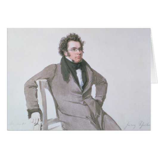Franz Schubert , 1825 Cards (Front Horizontal)