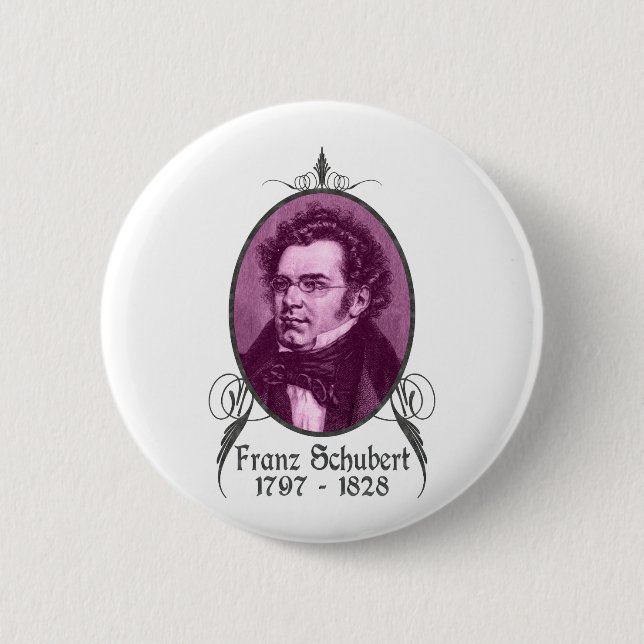 Franz Schubert Button (Front)