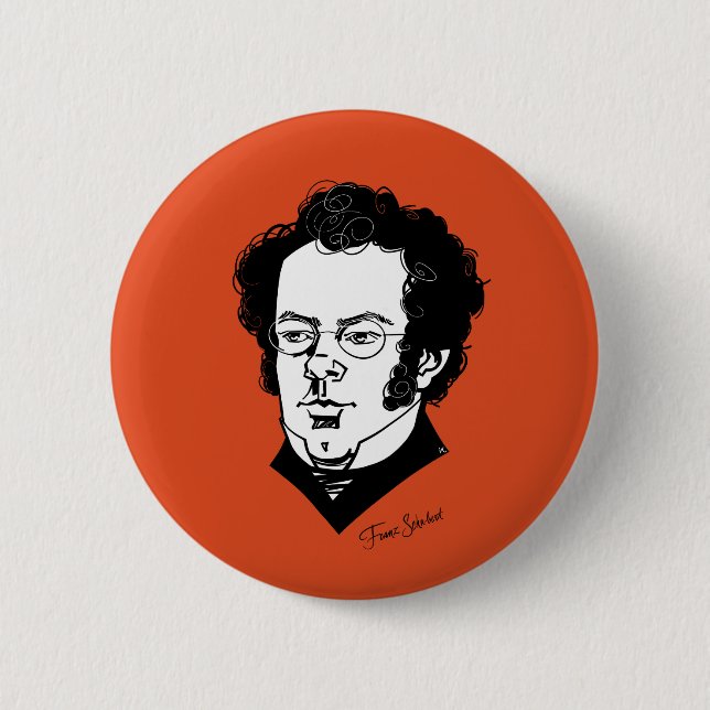 Franz Schubert Button (Front)