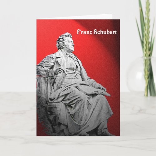 Franz Schubert Greeting Card