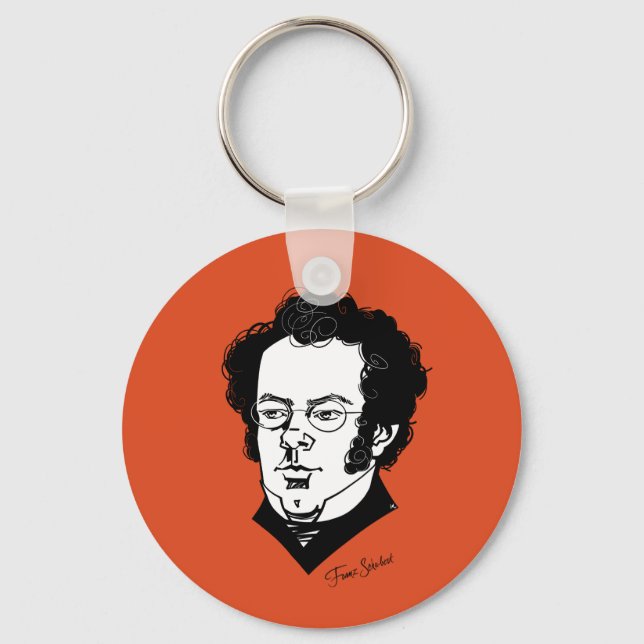 Franz Schubert Keychain (Front)