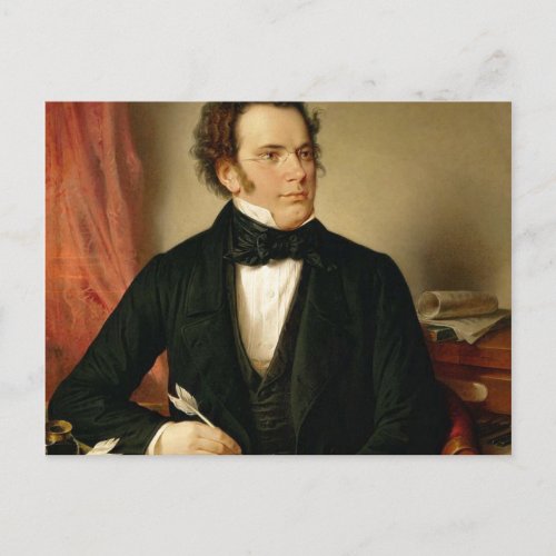 Franz Schubert Postcard