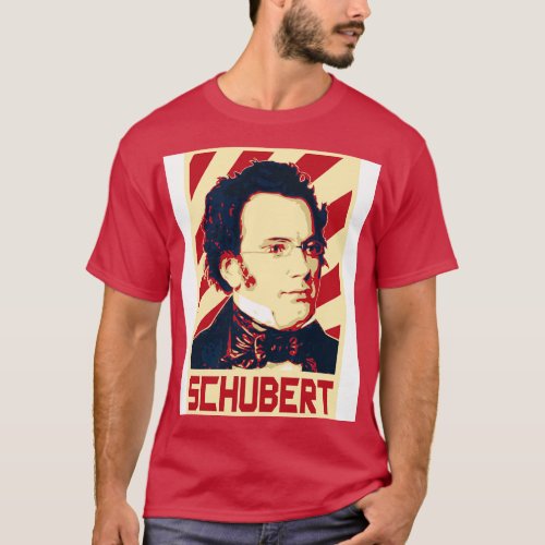 Franz Schubert Retro Propaganda 1 T_Shirt