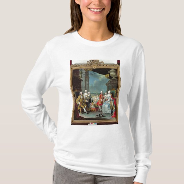 Franz Stephan I  with his wife Marie-Therese T-Shirt (Front)