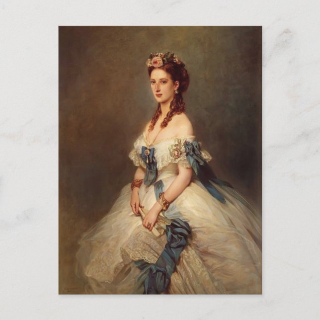 Franz Winterhalter- Alexandra, Princess of Wales Postcard (Front)
