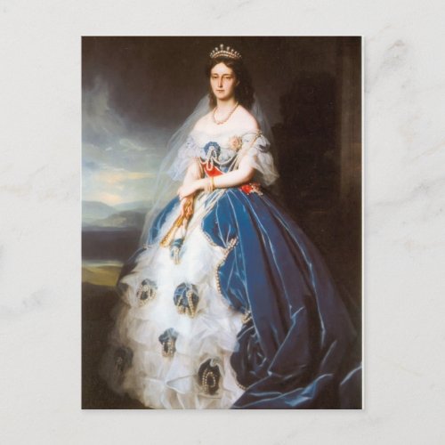 Franz Winterhalter_ Portrait of the Queen Olga Postcard