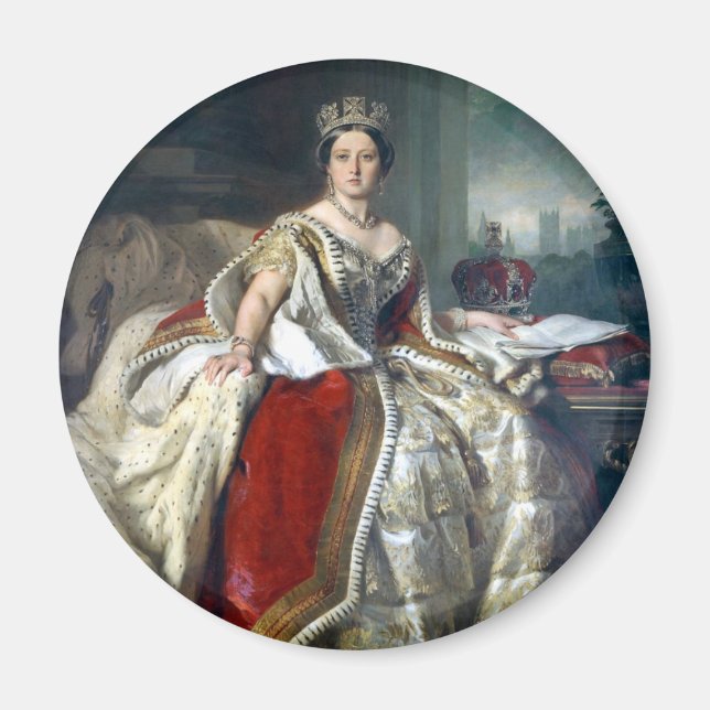 Franz Winterhalter Portrait Queen Victoria Magnet (Front)