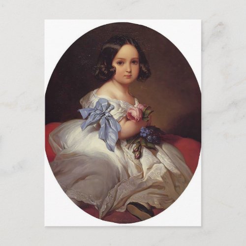 Franz Winterhalter_ Princess Charlotte of Belgium Postcard