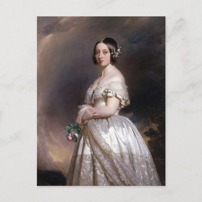 Franz Xaver Winterhalter- Queen Victoria Postcard (Front)