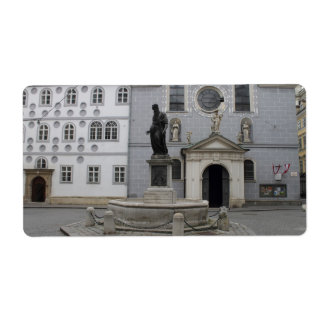 Franziskanerplatz Vienna Austria Label