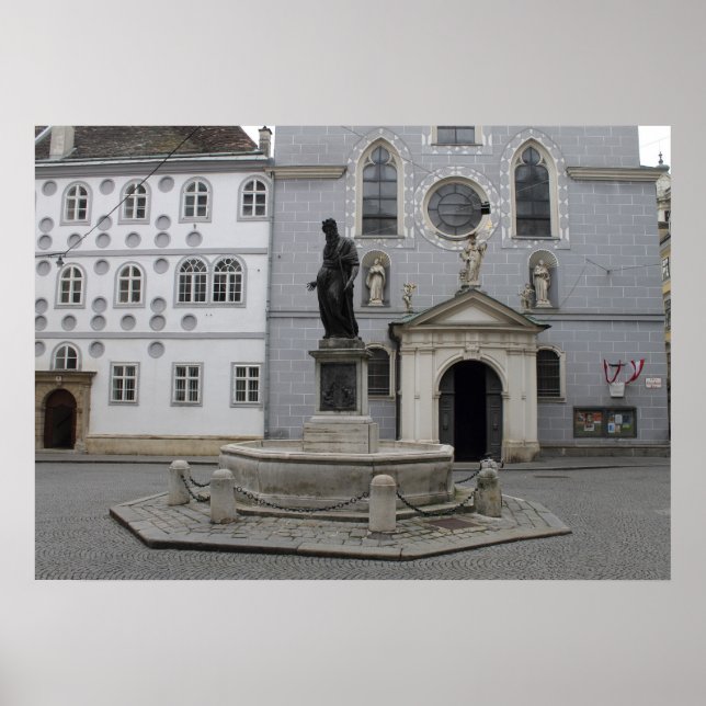 Franziskanerplatz Vienna Austria Poster (Front)