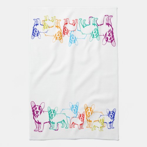 Franzsische Bulldogge Handtuch Kitchen Towel