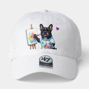 Französische Bulldogge Künstler French Bulldog 47 Brand Hat