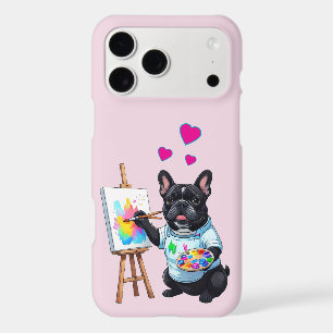 Französische Bulldogge Künstler French Bulldog iPhone 17 Pro Max Case