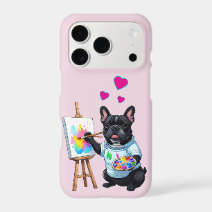 Französische Bulldogge Künstler French Bulldog iPhone 17 Pro Case
