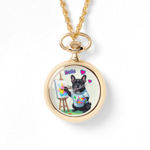 Französische Bulldogge Künstler French Bulldog Watch
