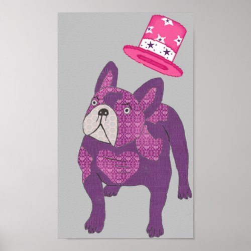 Franzsische Bulldogge Poster