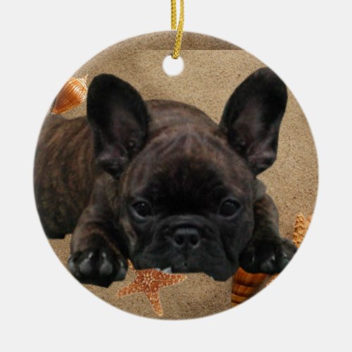 Franzsische Bulldogge Weihnachtsbaum Ornament