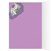 Französische Bulldoggen Grusskarte (Inside (Left))