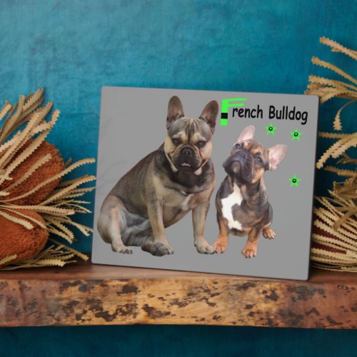 Franzsische Bulldoggen Plaque