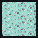 Frappuccino Coffee Sprinkled Donut Pattern Bandana<br><div class="desc">Frappuccino Coffee Sprinkled Donut Pattern</div>
