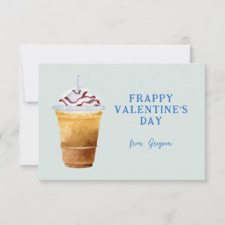 Frappy Valentine's Day | Frappe Valentine Note Card