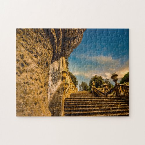 Frascati Stairs Rome Jigsaw Puzzle