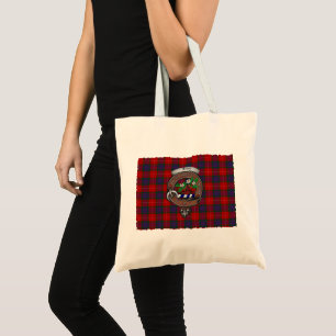 Fraser Clan Badge Tartan Tote Bag