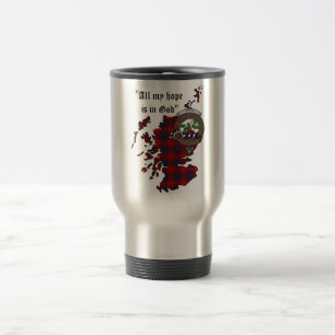 Fraser Clan Badge Travel Mug
