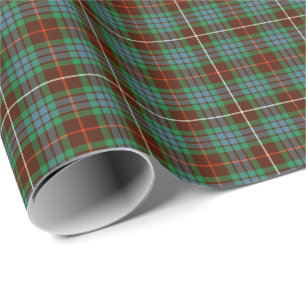 Fraser Clan Hunting Tartan Wrapping Paper