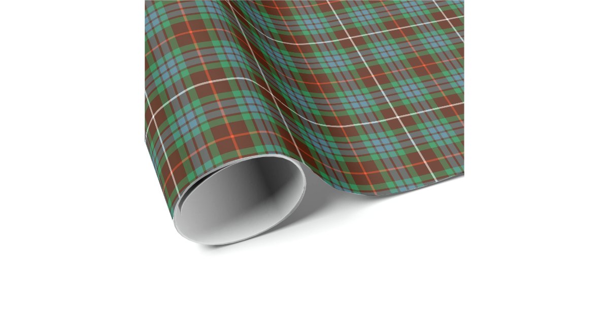Fraser Clan Hunting Tartan Wrapping Paper Zazzle