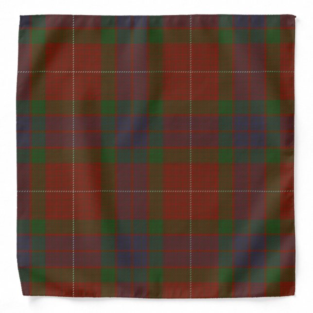 Fraser Clan Tartan Bandana (Front)